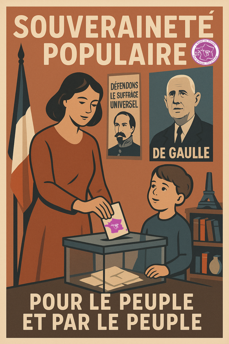 Référendum urgent pour rétablir la souveraineté populaire face aux juges tyranniques