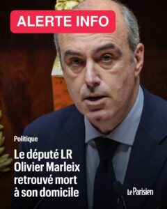 L’énigme de la mort d’Olivier Marleix : une disparition qui inquiète