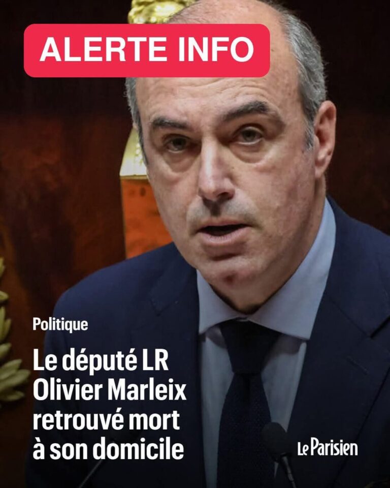 L’énigme de la mort d’Olivier Marleix : une disparition qui inquiète