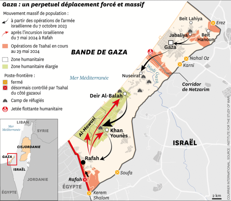 Plan d’expulsion massif de Gaza : Israël déclenche une tempête internationale