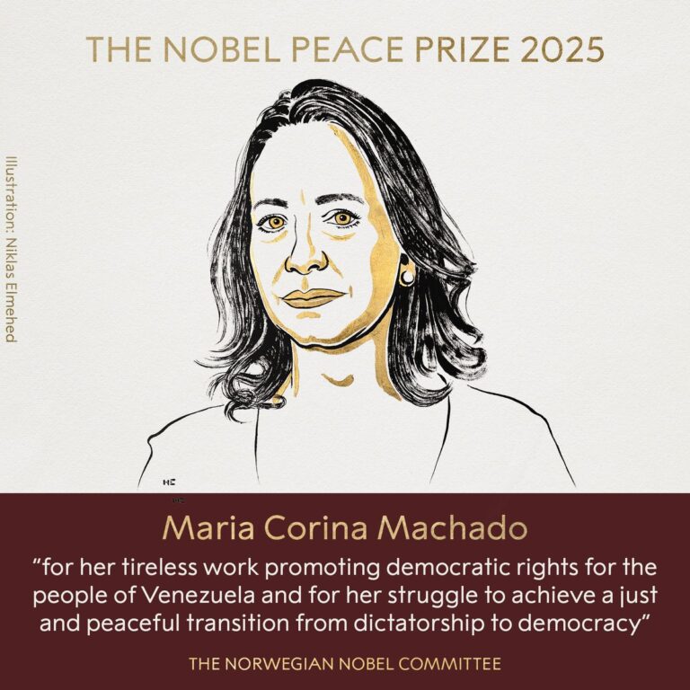 L’énigme de María Corina Machado : un prix Nobel entre controverses et ambitions politiques